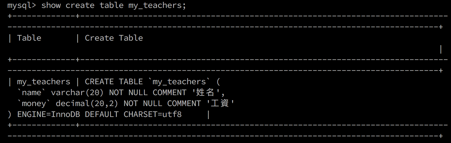 comment描述實例
